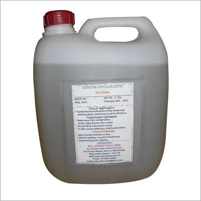 Liquid Sodium Hypochlorite Application: Water Treatment
