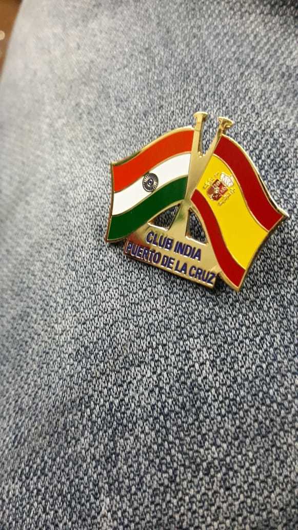 Cross Flag Lapel Pin - Brass, 1.2 Inches, Gold Plated, Custom Shape | Stylish 3d Design, Colorful Look, Laminated Texture, High Durability