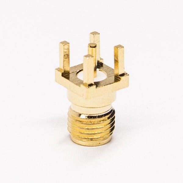 Sma Connector Straight Jack For Pcb Mount