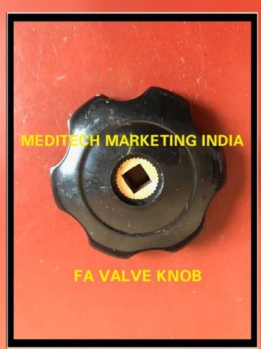 FA VALVE KNOB - Black Finish | Contract Manufacturing Service, Bulk Purchase Discounts, Ideal for Hospital Applications