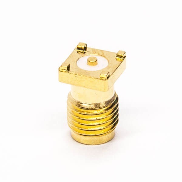 Sma Connector Panel Smt For Pcb Mount Female Gold Plating
