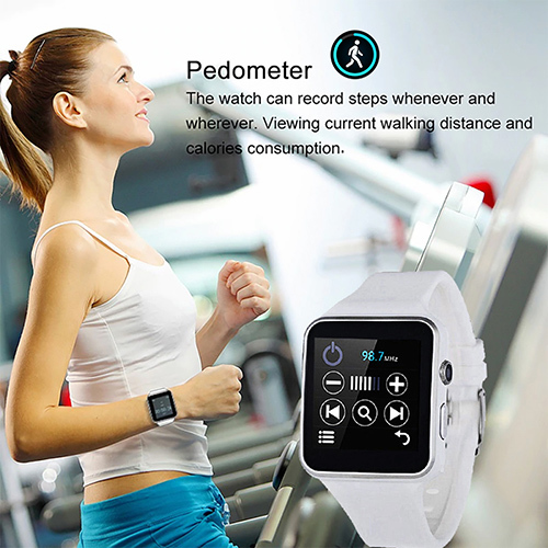 Ptron Rhythm Smartwatch - Lightweight Metal & Silicone Design, 1.54" Curved Touch Display , 0.8mp Camera, Sim & Tf Card Support, Pedometer, Sleep Monitor, Notifications
