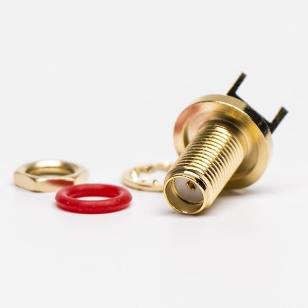 Sma Female Panel Mount Connector Straight Through Hole