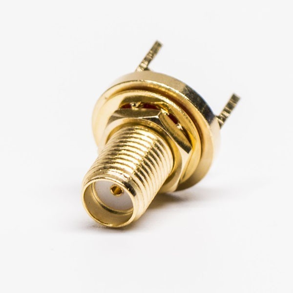 Sma Female Panel Mount Connector Straight Through Hole