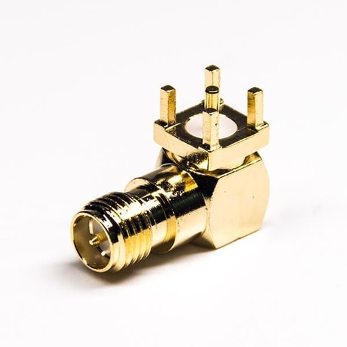 छेद के माध्यम से एसएमए डीआईपी आरपी महिला पैनल माउंट पीसीबी माउंट