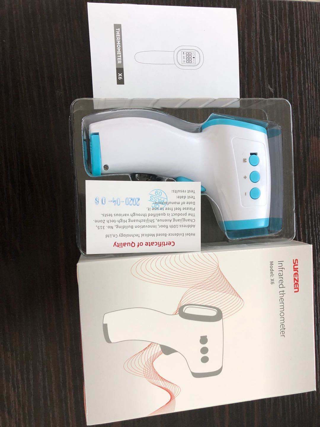 Digital Non Contact Red Refrared Forehead Thermometer Scanner Gun