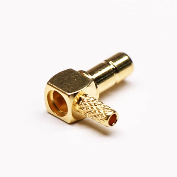 Smb Connector Female Crimp Type For Cable Gold Plating