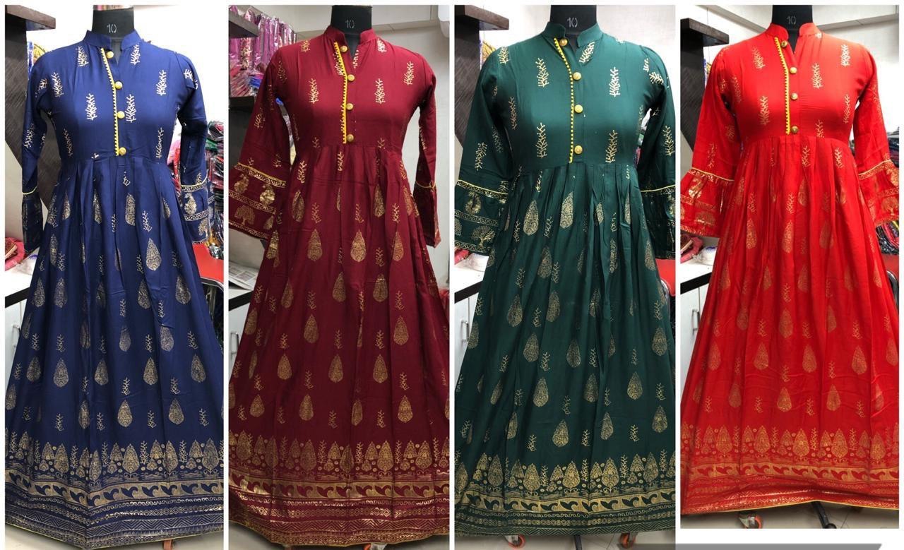 Long Party Wear Kurti Bust Size: 40 Centimeter (Cm)
