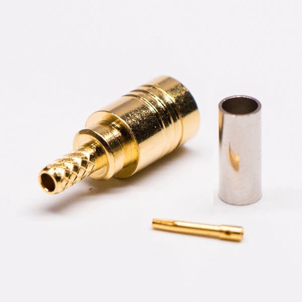 Smb Straight Plug Connector Crimp Type For Rg316 Cable