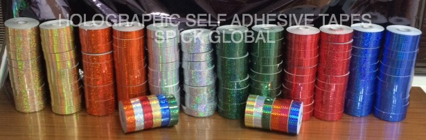Self Adhesive Holographic Tapes Length: 12-100 Meter (M)
