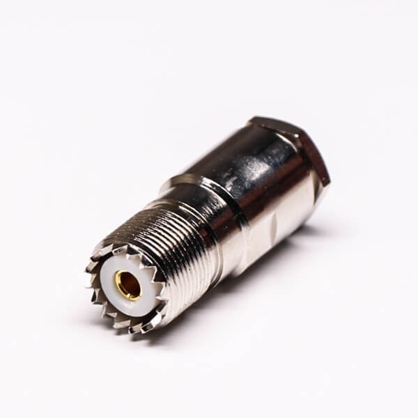 Uhf Cable Female Connector Coaxial With Clamp Type