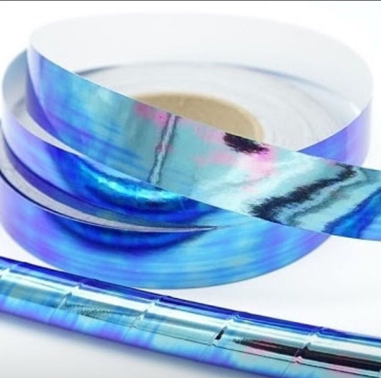 Indigo Radiant Morph Colour Change Tapes - Polyester, 12-100 Meter Length, 10-100 Mm Width, 50 Micron Thickness | 12 Color Options, Single Side Adhesive, Water Activated