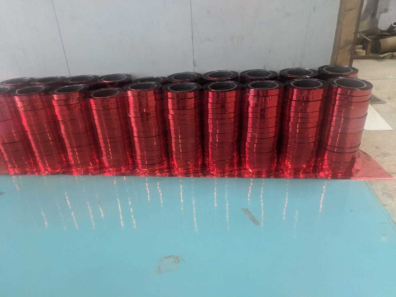 Surakasha Bird Scare Tapes - Pet Material, 150 Feet Roll, Holographic Red & Silver | Reflects Light, Crackling Sound, Eco-friendly Bird Deterrent