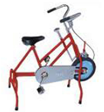 Imi-2885 Static Cycle Exerciser - Rugged Steel Frame, Adjustable Cycle Seat & Handle | Manual Resistance, Odometer For Speed & Distance