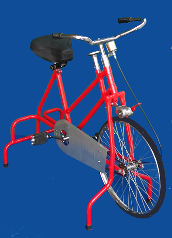 Imi-2885 Static Cycle Exerciser - Rugged Steel Frame, Adjustable Cycle Seat & Handle | Manual Resistance, Odometer For Speed & Distance