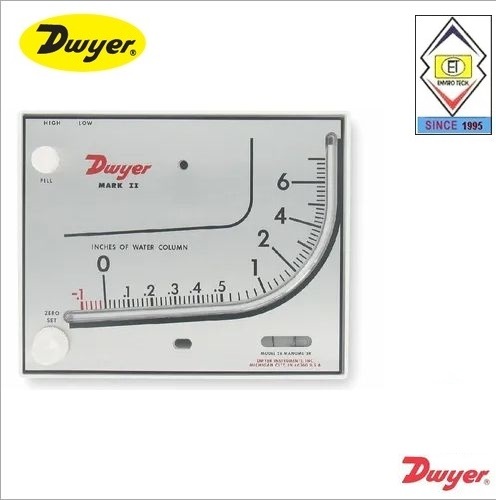 Mark Ii Model 41-600pa Dwyer Manometer 20-0-600 Pa Accuracy: +-3% Fs %
