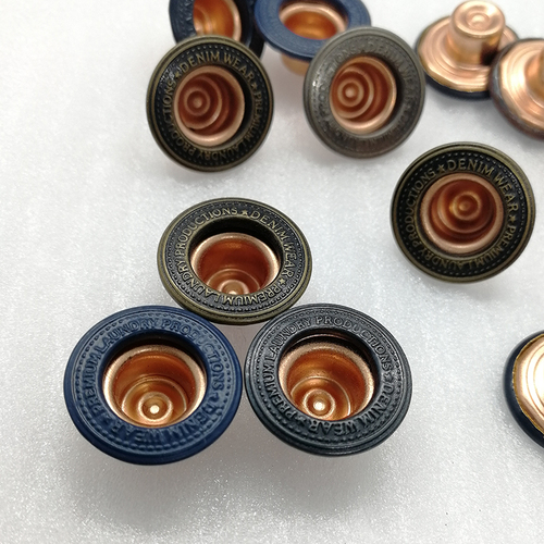 Fashion Customize Metal Alloy Jeans Button For Jeans/ Trousers Jacket Pants / Denim Jacket /Garment Accessories Hd013-19 - Color: Multicolor