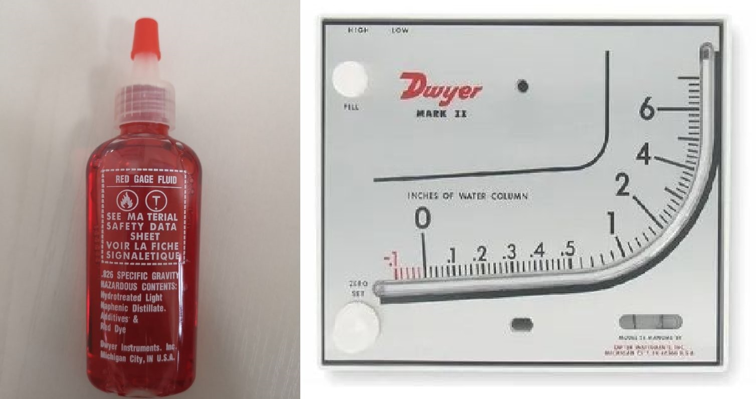 Mark Ii Model 41-60mm Dwyer Manometer 0-60 Mm Accuracy: +-3% Fs %