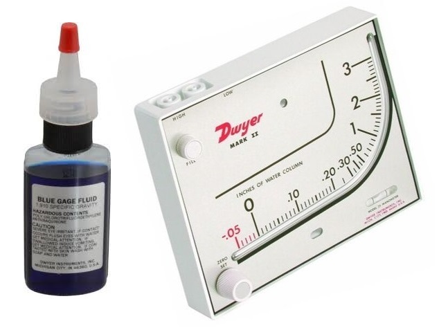 Mark Ii M - 700pa Dwyer Manometer 10-0-700 Pa Accuracy: 3 %