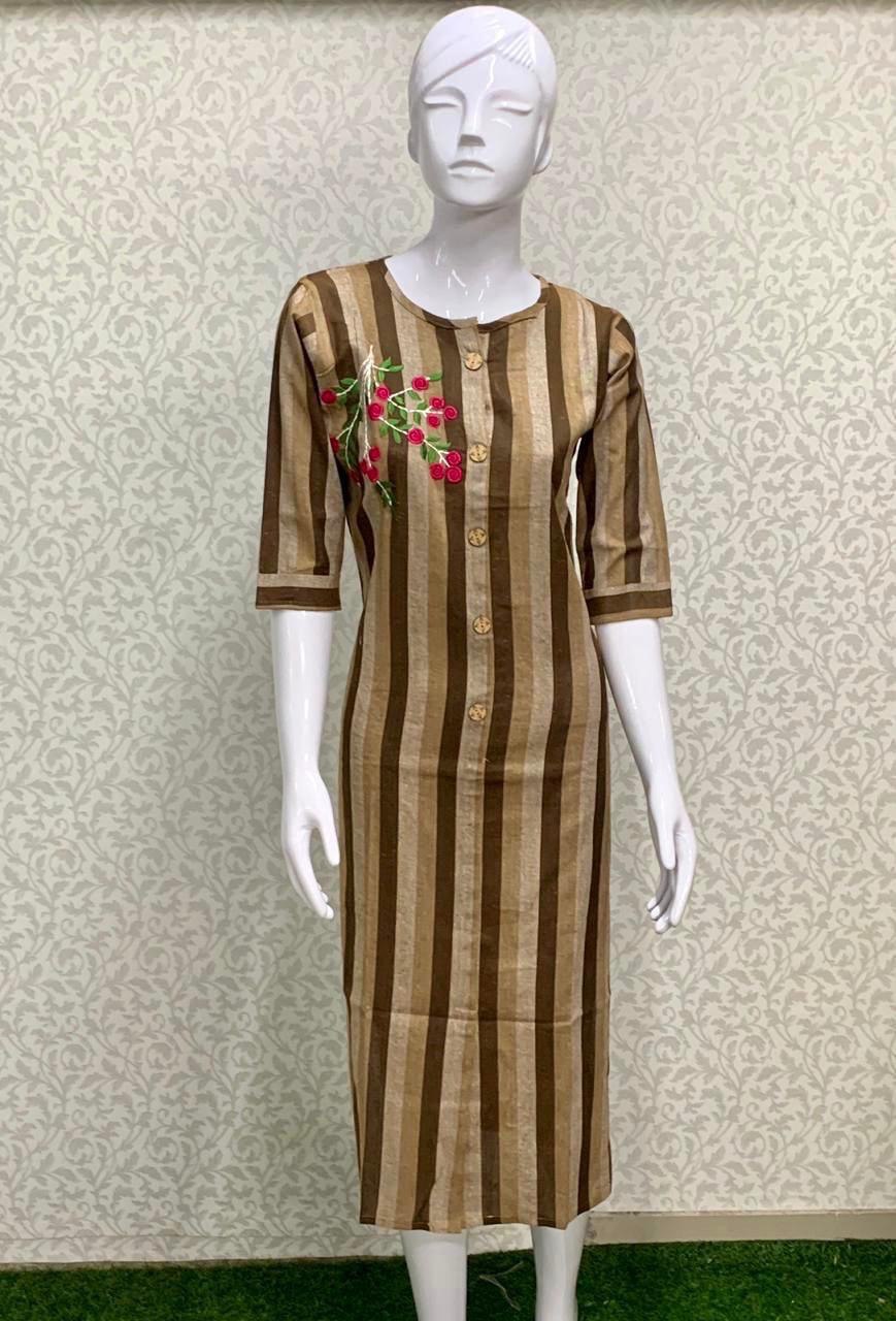 Fancy Handwork Kurti Bust Size: 40 Centimeter (Cm)
