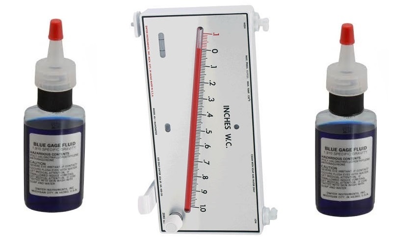 Mark Ii Mm-180 Dwyer Manometer 0-180 Mm W.c Accuracy: +-3% Fs %