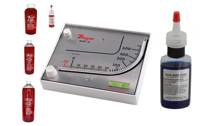 Mark Ii Mm-180 Dwyer Manometer 0-180 Mm W.c Accuracy: +-3% Fs %