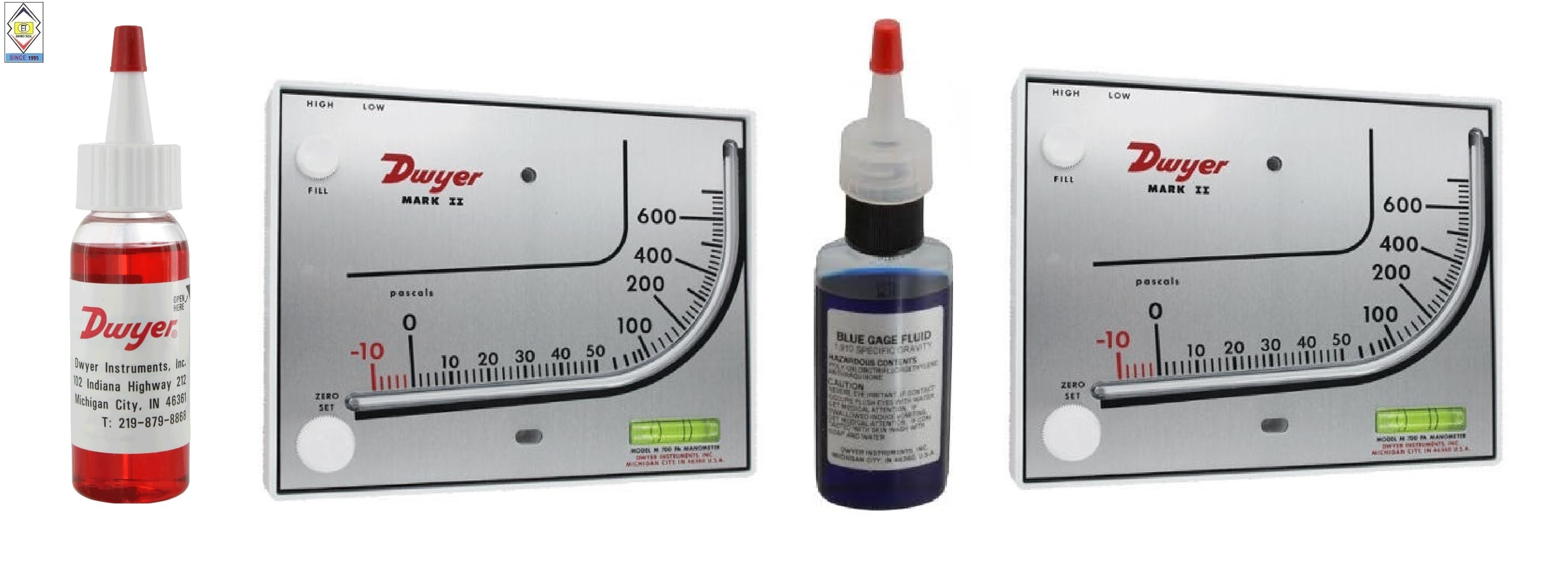Mark Ii Mm-80 Dwyer Manometer 0-80 Mm W.c Accuracy: 3% %