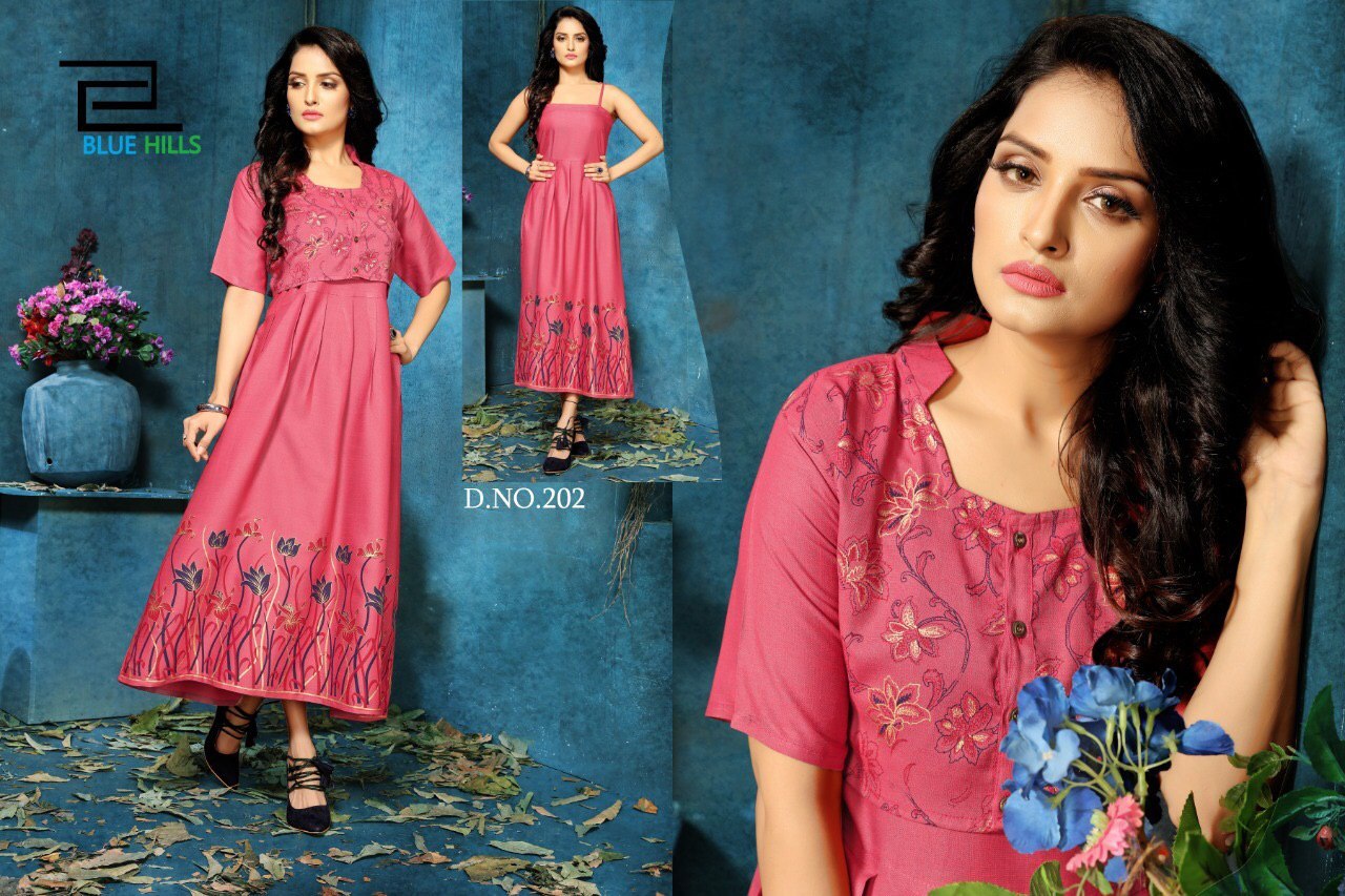 Printed Long Kurti Bust Size: 40 Centimeter (Cm)
