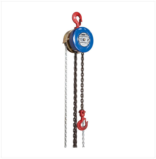 Indef P Triple Spur Gear Chain Pulley Block - Color: Blue