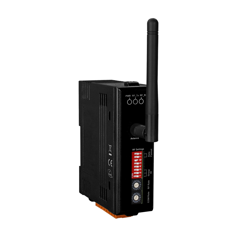 Lra-900 - Plastic, 108x84x33 Mm, Black | Lora Rf Serial To Radio Converter, 1500m Range, -25 To +75â°c Operating Temperature, 32 Frequencies, Esd Protected