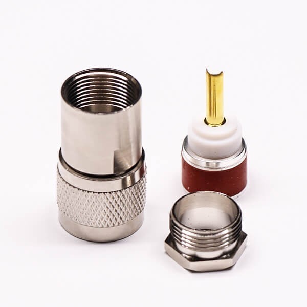 Uhf Male Connector For Cable Coaxial With Clamp Type