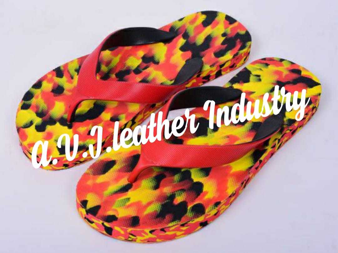 Rubber Gents Printed Slipper