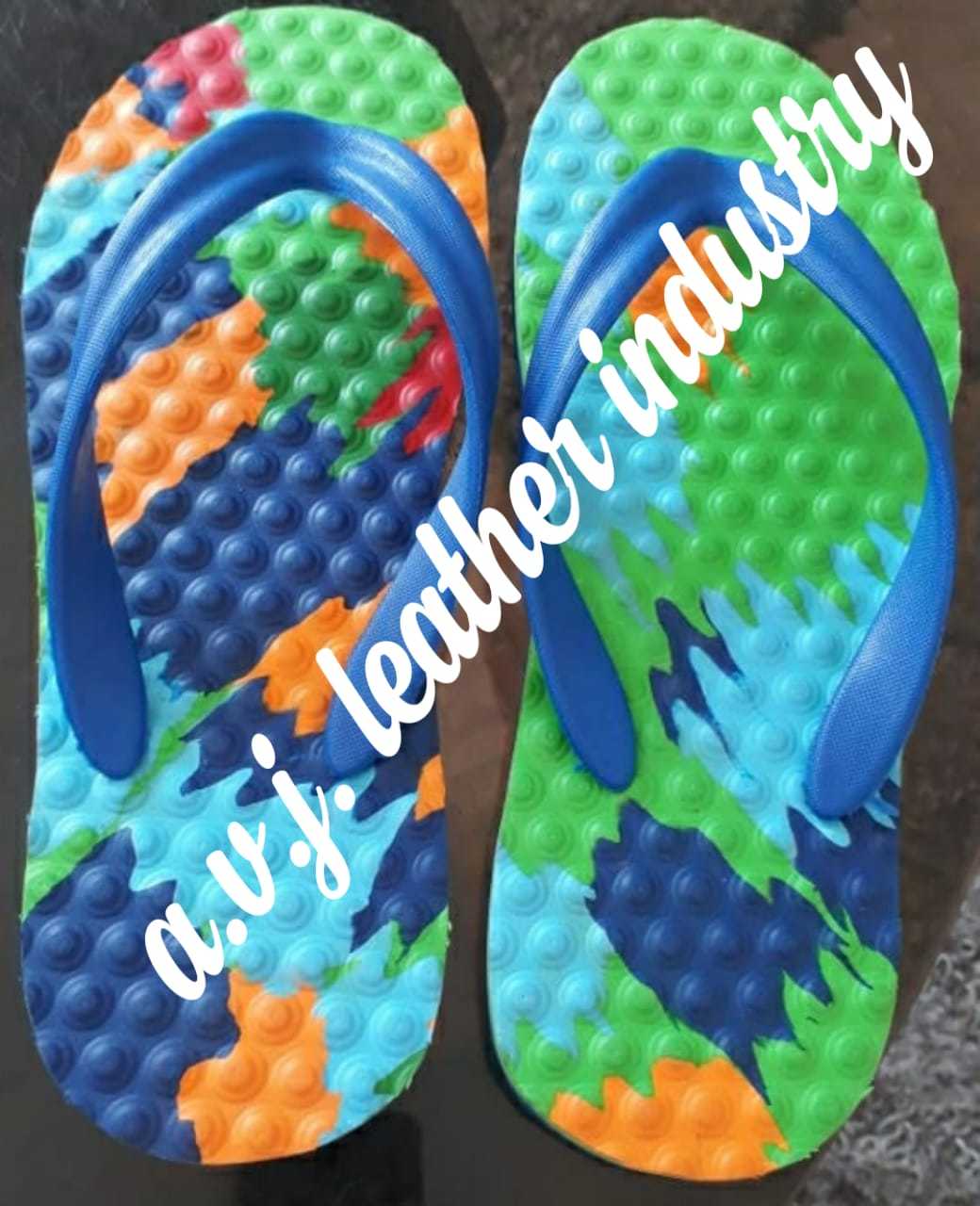 Rubber Gents Printed Slipper