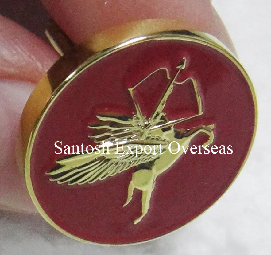 Any Pantone Shade Army Cufflinks