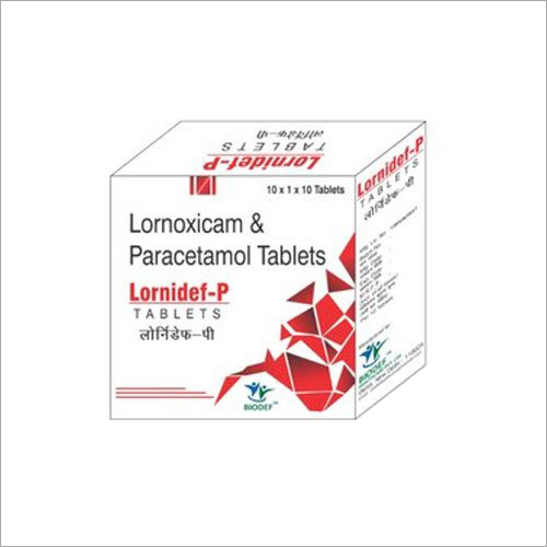 Lornoxicam And Paracetamol Tablets - Drug Type: General Medicines