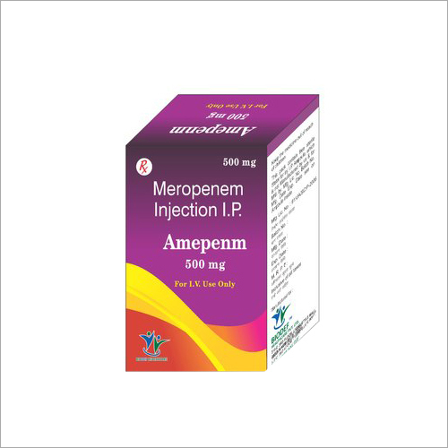 500 MG Meropenem Injection - Liquid Formulation, Prescription Use, Store at Room Temperature