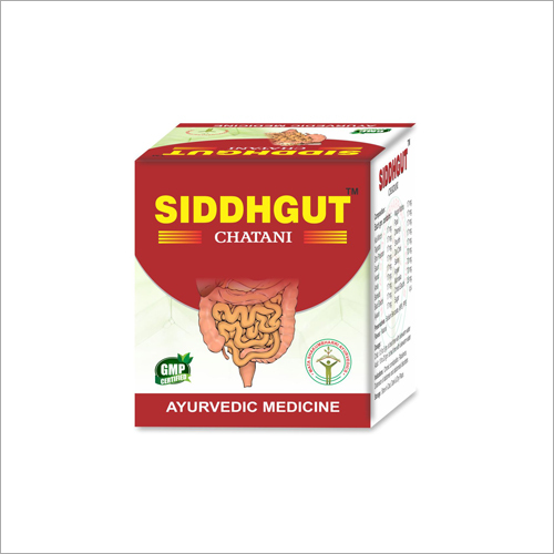 Siddhgut Chatani - Herbal Churan for Digestive Health | Treats Chronic Constipation, Indigestion, Flatulence, Metabolic Disorders, Recommended Dosage: 1 Spoon (5gm) Thrice Daily, Store in a Dry Place