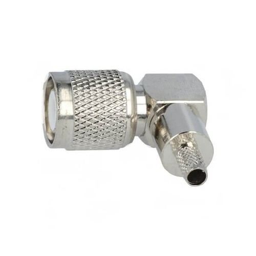 TNC मेल एंगल्ड Rg58 केबल के लिए क्रिम्प्ड