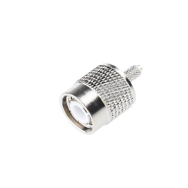 Tnc Plug Male Straight 50ic Cable Mount Tnc Plug Crimp Termination For Rg174