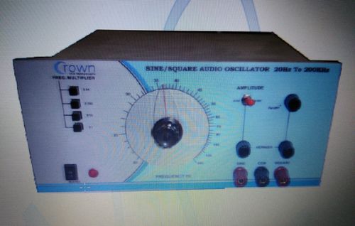 Blue Sine/Square Audio Oscillator 20Hz To 200Khz