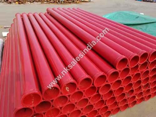 Red Putz Concrete Pump Pipeline