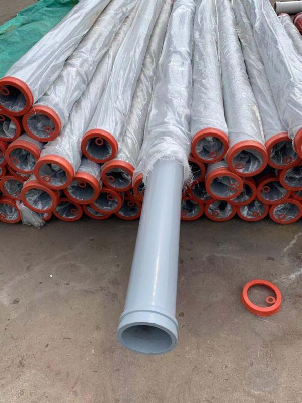 Red Putz Concrete Pump Pipeline
