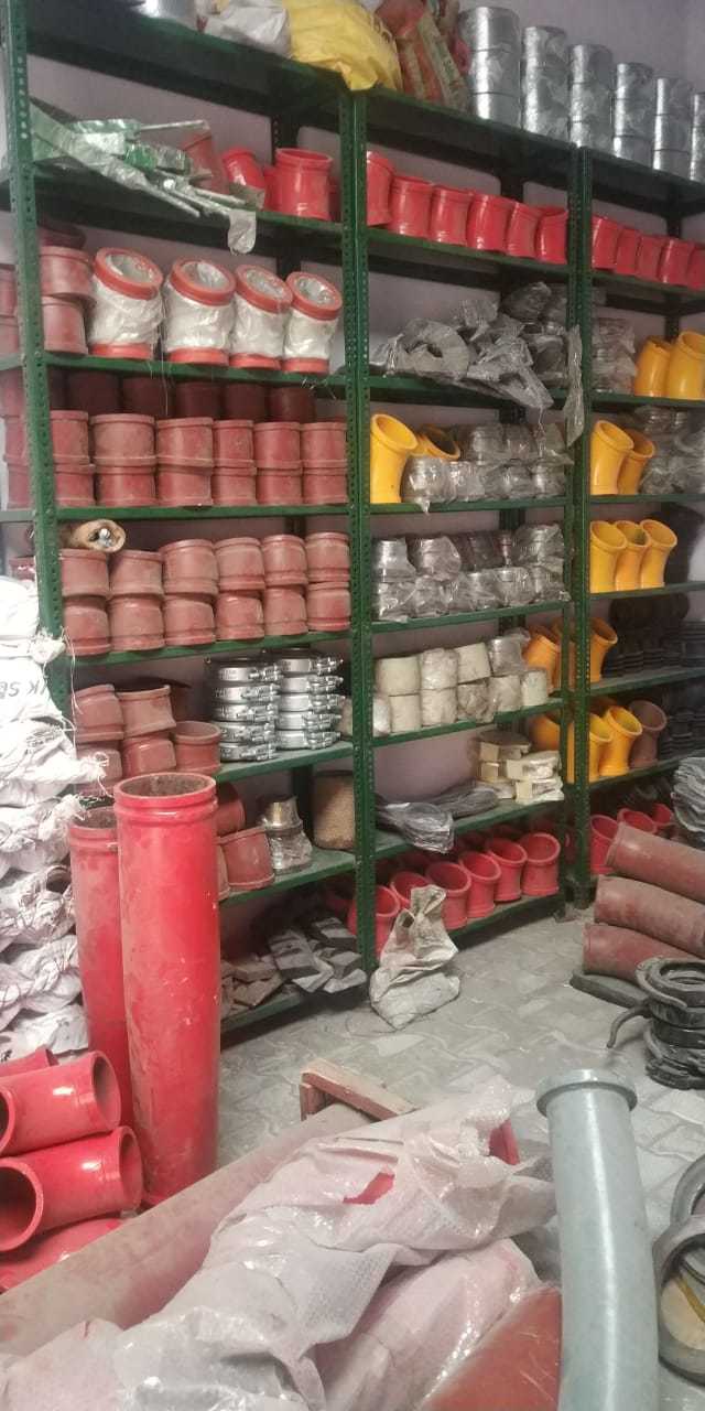 Red Putz Concrete Pump Pipeline