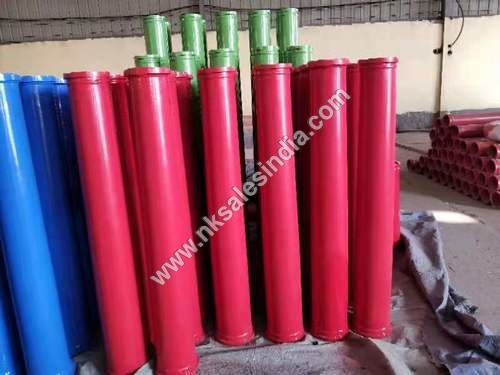 Red Concrete Pump Main Pipe Reducer