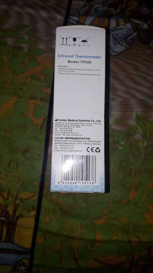 Infrared Thermometer Gender: Unisex