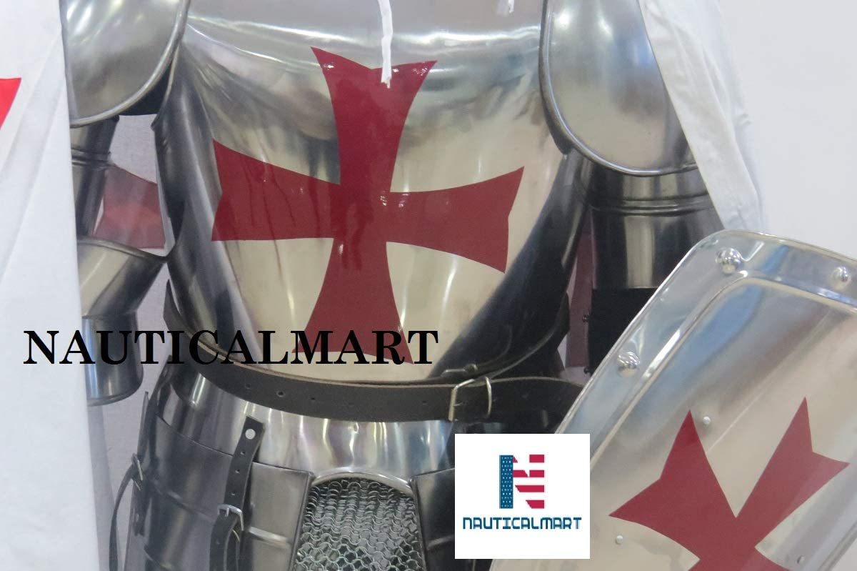 Steel Nauticalmart Medieval Knight Suit Of Armor Crusader Full Body Armor Halloween Costume
