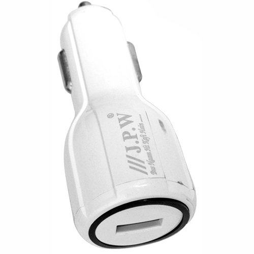 JPW USB Charger - 5.0V / 3.4 Amp, Plastic Body, White Color | 1 Meter Cable, 1 Year Warranty, Suitable for Camera, Laptop, Mobile, UPS
