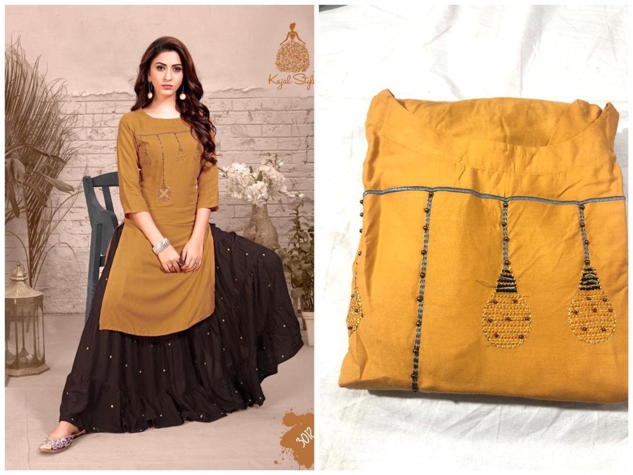 Kurti With Plazzo Bust Size: 40 Centimeter (Cm)