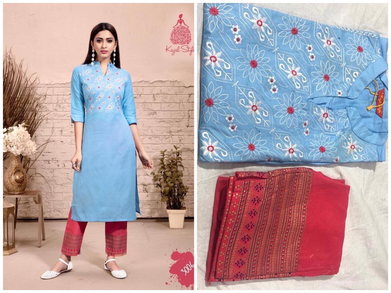 Kurti With Plazzo Bust Size: 40 Centimeter (Cm)