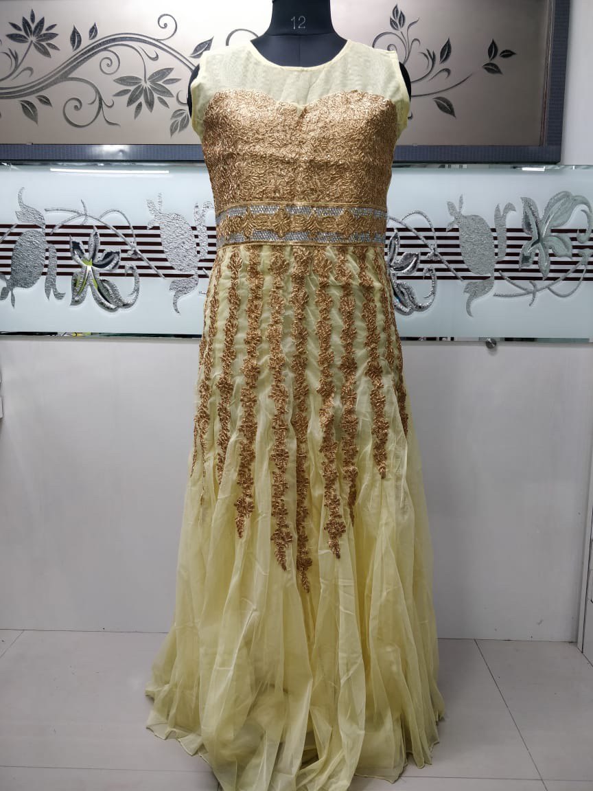 Heavy Designer Net Long Kurti Bust Size: 40 Centimeter (Cm)